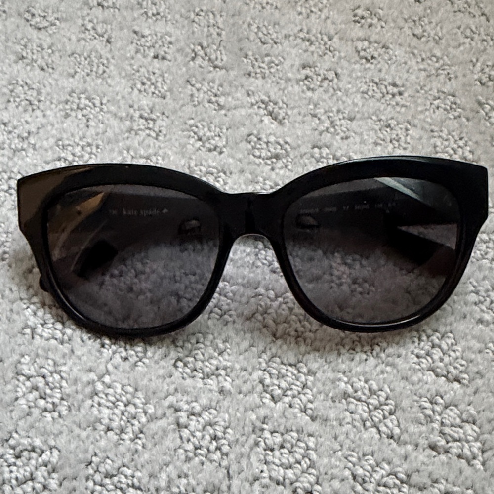 Black Cat-Eye Women's Sunglasses- Kate Spade